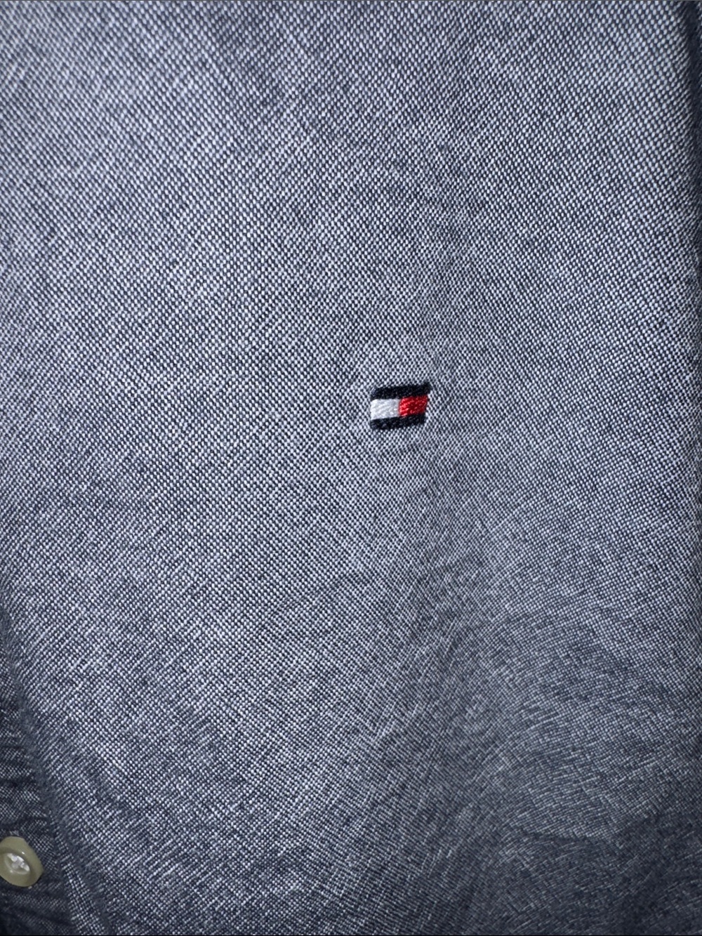 Tommy Hilfiger- Blue Button Down Shirt Size Medium 👔 - Picture 12 of 15
